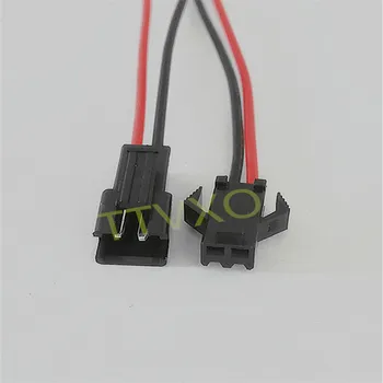10 perechi de SM terminale 2P sârmă conector rapid pentru plug 10male conector +10female conector 10cm electronice Auto