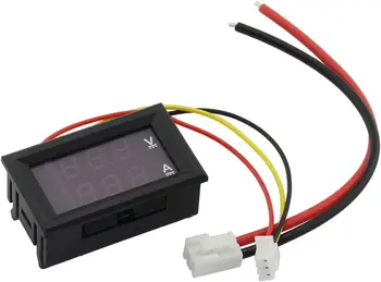 1A 10A Ampermetru Voltmetru Digital cu LED Afișaj Dual Detector de Tensiune LED Amplificator Dual Voltmetru Digital Metru