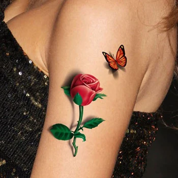 1BUC Frumoase Autocolante Tatuaj Henna Tatuaj Inserați codul Tatuaje Temporare Pentru Femei Impermeabil Corpul Frumusete Tatuaj Pe Brațul Lui Tatouage