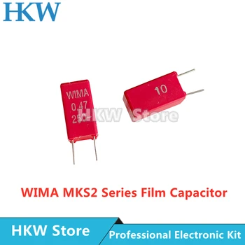 2 buc Originale WIMA 0.47 UF 250V ROSU MKS2 5MM Film Condensator Audio Hi-Fi Condensatori 250V 474/470NF/0.47 UF 0.47U250V