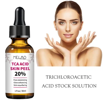 30ml Coaja de Acid Tricloracetic TCA Soluție de Îngrijire a Pielii, peeling Chimic de Albire Strălucire Ser 20% Melao TCA Acid Pielea Teel 1 buc
