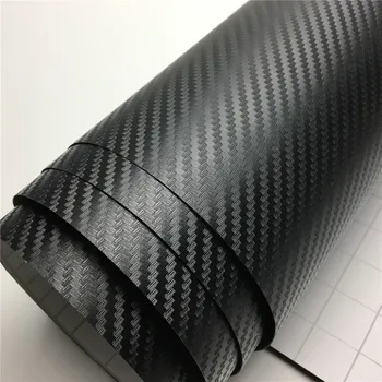 3D Carbon Vinyl Film Bule de aer Pentru Masina Folie Laptop Piele Capacul Telefonului Motocicleta Vehicul Ambalaj