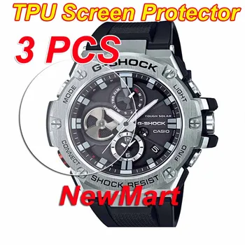 3Pcs Pentru GST-B100 GST-B200 GST-B300 GST-B400 GST-W110 GST-410 GST-S130 GST-W130 210 S110 TPU Nano Ecran Protector Pentru Casio