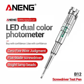 ANENG B12 Detector de Tensiune Digital, Tester Pen Induse de Șurubelniță Electrică Sonda Zero Live Wire Senzor de Detectare a Voltimetro