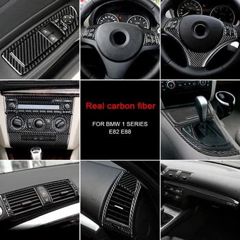 Autocolant Pentru BMW Seria 1 E82 E88 2008-2013 Accesorii din Fibra de Carbon Mașină Automata Speciale Tapiterie Interior Acoperire Autocolant Styling