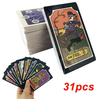 Aventura Bizar JoJo Carte de Tarot 22 de Mii Practic + 9 Royal Zei Cosplay Recuzită Anime Șah Card Cadou de Vacanță 31pcs Carte de Tarot