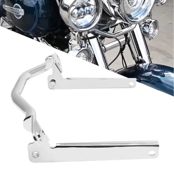 Chrome Motocicleta Suport Lumina De Ceață Lumina De Semnalizare Suport Bara Suport De Montare Pentru Harley Fatboy Heritage Softail