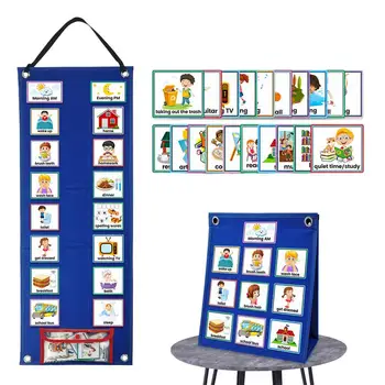 De Zi Cu Zi Program Visual Pentru Copii Pentru Copii De Zi Cu Zi De Rutină Cărți Acasă Diagramă Corvoada Pentru Copii Mici Vizuale Perete Planificator Pentru Mic Dejun, Prânz