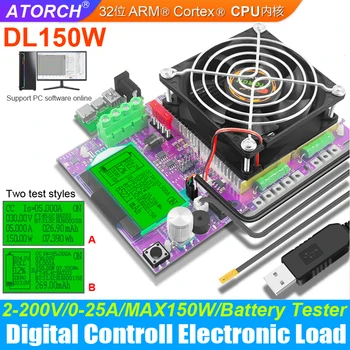 DL150W Electronice de Putere Tensiune în Curent Tester Baterie 18650 Pachetul Capacitatea de a Monitoriza USB DC 72V Checker Instrumente Online Pentru PC