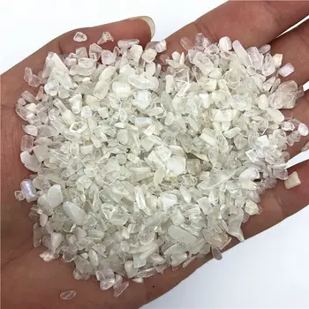 En-gros de 50g 3-5mm Alb Natural Piatra de Cristal de Cuarț Lustruit Pietriș Vindecare Chips-uri Naturale, Cristale de Cuarț
