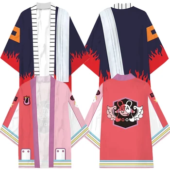 Film Anime Roșie Uta Shanks Kimono Cosplay Costum Unisex Pentru Adulti Pelerina Halloween Haina Tricou Haori Pijamale Pijamale