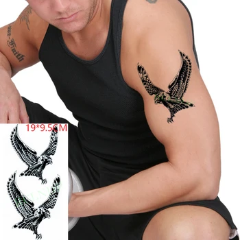 Impermeabil Tatuaj Temporar Autocolant Vultur care Zboară Pasăre Animal Fals Tatuaj Flash Tatuaj Picior, Braț, Mână pentru Barbati Femei