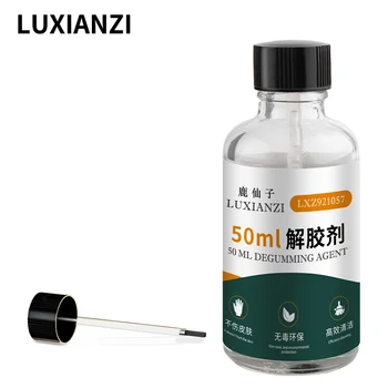 LUXIANZI 50ml UV, Lipici Super Glue Remover Curat DebonderFor 502/UV/Telefon Ecran/Sticla/lac de Unghii de uz Casnic Curate Acetonă