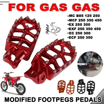 Motocicleta Picioare, se Bazează Pedale Suport pentru picioare Footpeg Pentru GasGas Gaz MC MCF EX EXF CE ECF 85 125 250 300 350 450 2021 2022 2023
