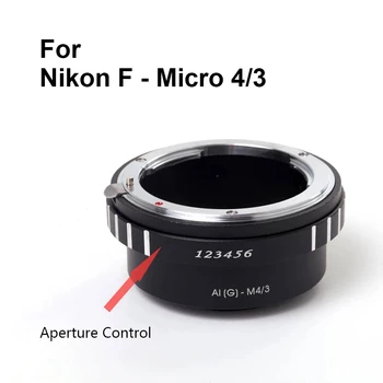 Nikon-M4/3 Pentru Nikon F Lens - Micro 4/3 M4/3 Mount Inel Adaptor AI(G)-M4/3 F-M4/3 MFT pentru Panasonic G,GF,GX,GH Olympus E-P,E-M