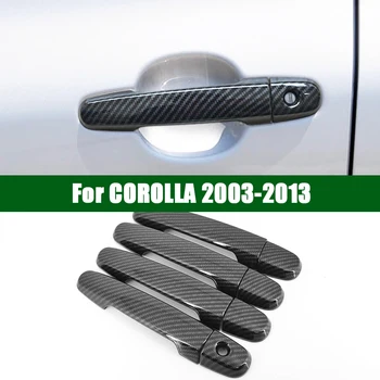 PENTRU 2003-2013 TOYOTA COROLLA ALTIS Fibra de Carbon Model Auto Mânerul Ușii Capacului Ornamental 2004 2005 2006 2007 2008 2009 2010 2011 2012