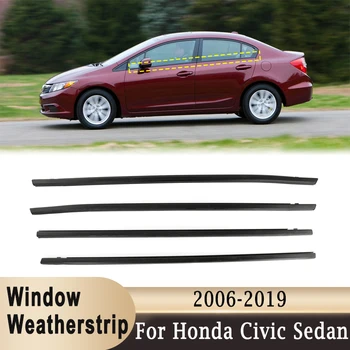 pentru Honda Civic 2006-2019 Geam Cheder Geam Exterior de Etanșare Centura Garnitura de Etanșare din Cauciuc Benzi pentru Civic 2012 2013 2014 2015