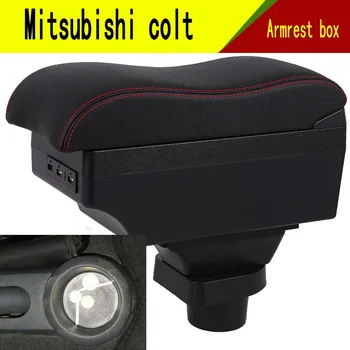 Pentru Mitsubishi Colt Cotiera Cutie Braț Cot de Restul Consola centrala de Stocare de Caz Modificarea Accesorii cu Suport pentru pahare Port USB