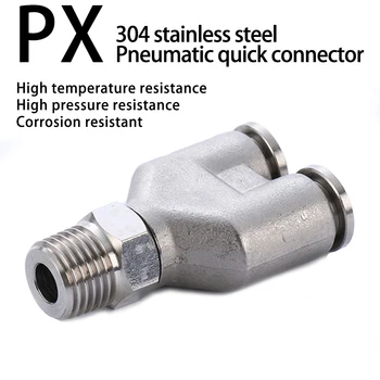 PX 304 din Oțel Inoxidabil Pneumatic Rapid Conector Filet 1/8