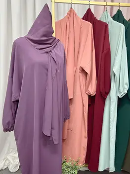 Ramadan Eid Mubarak Khimar Halat Femme Musulmane Abaya Dubai Pakistan, Turcia, Islam, Musulman Rochie Kaftans Abayas Pentru Femei Vestido