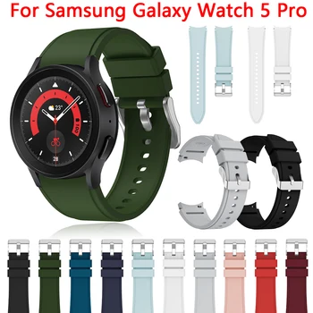 Silicon Bratara 20mm Pentru Samsung Galaxy Watch5 Pro/Ceas 4 Classic 42 46mm Ceas Inteligent Curea de Ceas de Trupa 4 5 40 44mm Brățară