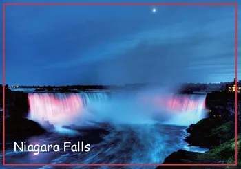 SOUVEMAG Dreptunghi 78*54*3 mm Niagara Falls Rigide de Metal Învelite Suvenir magnet pentru Frigider 20471