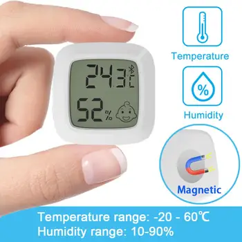 Temperatura interioara Senzor de Umiditate Bluetooth Mini LCD Digital Emoțională Termometru Higrometru Precis Instrument de Măsurare