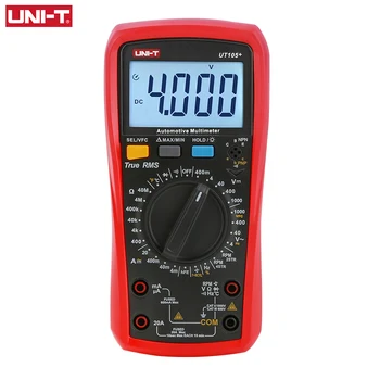 UNITATE Auto Digitale Multimetru Auto UT105+ UT107+ AC DC Curent Tester Voltmetru Capacimeter Frecvență Contor de Temperatura