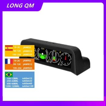 X90 Auto Electronice Auto Digital, Vitezometru GPS HUD Head Up Display Metru Altitudine Busola MPH, KM/H Inclinometer
