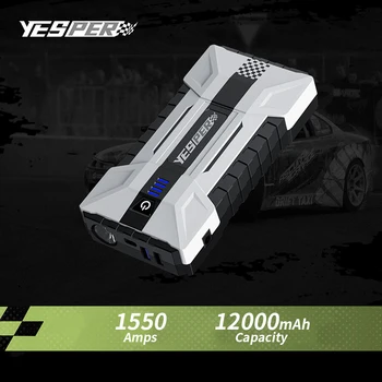 YESPER 1000A Jump Starter Auto Power Bank 12000mAh Baterie Portabila Statie De 8L/6L Masina Urgență Rapel Dispozitiv de Pornire YJS15