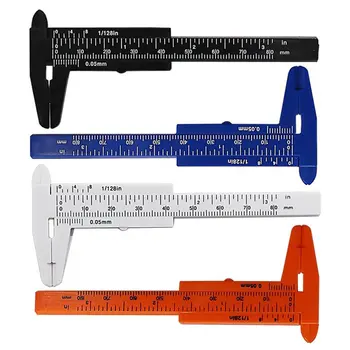 0-80mm Plastic Șubler cu Vernier DIY Instrument de Măsurare Scară Dublu Deschidere Adâncime Diametru de prelucrare a Lemnului pentru prelucrarea Metalelor Instrument de Măsură