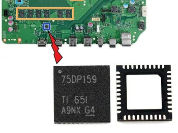 1BUC 2BUC 75DP159 100% Original Nou IC chipSN75DP159RSBR SN75DP159 75DP159 pentru Xbox One S Slim 40pin