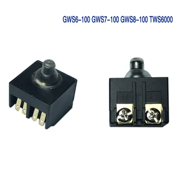1BUC Polizor unghiular AC 250V, 6A 125V/10A DPST Comutator Buton pentru Bosch GWS6-100 GWS7-100 GWS8-100 TWS6000