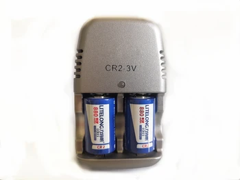 2 BUC de Mare capacitate 880mAh 3v CR2 lithium baterie aparat foto baterie reîncărcabilă + 1BUC cr2 baterie