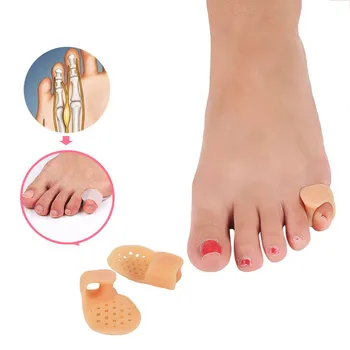 2 buc Degetul Mic de la picior Deget de zi cu Zi de Utilizare Silicon Inflamație la picior Deget de la picior Garda de Îngrijire Picior Deget de la Picior Separator de Hallux Valgus Separatoare pentru Degetele de la picioare