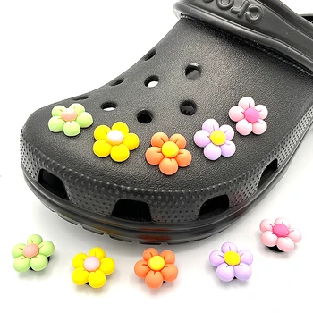 2022 Nou Original Flori Colorate Insigna de Pantofi Ace Jibz Desene animate Decoratiuni de Pantofi De Crocodil Farmece DIY Saboti Papuci de casă Accesorii