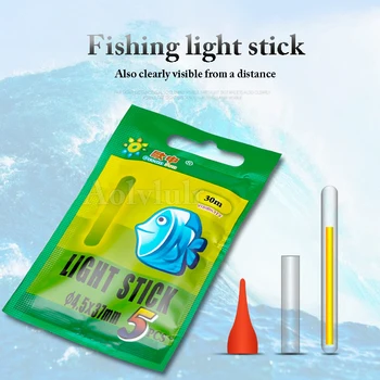 5/20/50pcs Pescuit Float Stick de Lumină de Licurici Fluorescente Lightstick Noapte Tija Float Lumină-Întuneric Glow Stick de Pescuit Instrumentul de
