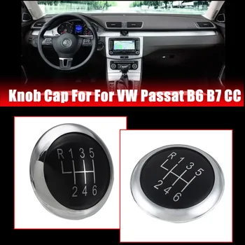 6 Viteze Buton de Stick Insigna Emblema Garnitura Capac de Acoperire Pentru VW Passat B6 2005-2011 B7 2010-2014 CC 2009-2012 Dropshipping