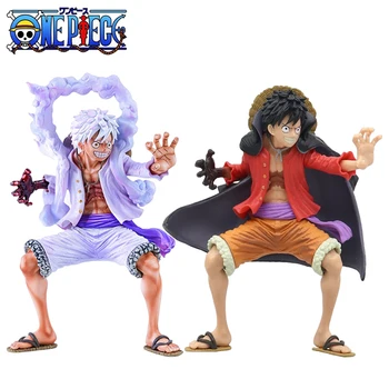 Anime One Piece de Viteze 5 Luffy Nika Insula de Fantome în Picioare de Acțiune Figura Model de Colectie Ornament Jucării pentru Copii Cadouri