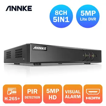 ANNKE 5MP Lite 8CH HD Video de Supraveghere DVR 5IN1 H. 265+ Recorder Digital PIR de Detectare a Mișcării Pentru 2MP, 3MP Camere CCTV IP
