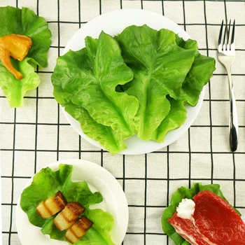 Artificiale Legume Salata de Fructe False Bucătărie PU Moale de Frunze Model de Simulare de Decorare Alimente 10 Buc/lot