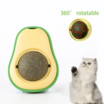 Drăguț Avocado Catnip Jucării Pisica De Curatare A Dintilor Jucarie Pisica Consumabile Catnip Mini Trata Pisica Jucării Interactive Jucării Pentru Animale De Companie Produse Pentru Animale De Companie