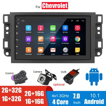 Ecran de 7 Inch Car Audio Radio MP5 DVD Player Android de 10.1 2Din Stereo WiFi GPS DVR Camera Pentru Chevrolet Aveo Lova Captiva Epica