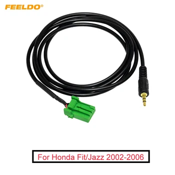 FEELDO Masina tată de 3,5 mm Jack AUX-IN Mufa Cablu Audio Pentru Honda Fit/Jazz Extensie Radio CD AUX Fir Adaptor