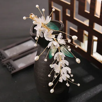 Flori, Agrafe de par Stil Chinezesc Drăguț Vintage de Mireasa Frizură Hanfu Accesorii de Îmbrăcăminte pentru Fete JL