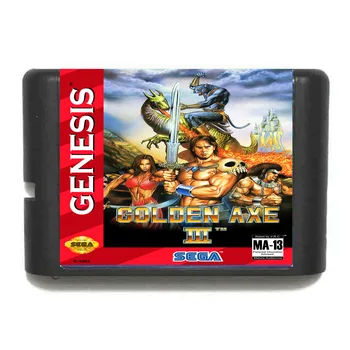 Golden Axe 3 16 Biți Carte De Joc Pentru Sega Mega Drive & Sega Genesis