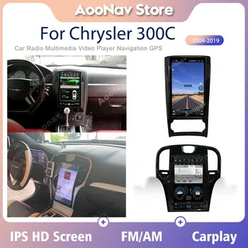 GPS de Navigare Pentru Chrysler 300C 2004 2015-2019 Android Radio Auto Stereo Atinge Tesla Ecran Cu Wireless WIFI Carplay Unitatea de Cap