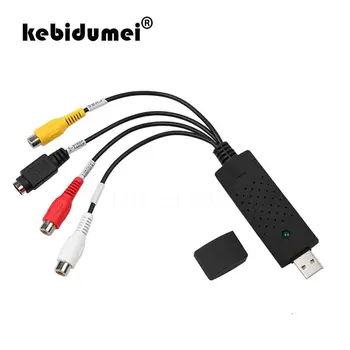 kebidumei USB 2.0 compatibil HDMI la RCA adaptor usb convertor Audio, Video, PC, Cabluri TV, DVD, VHS dispozitiv de captură