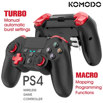 KOMODO Bluetooth Gamepad Wireless Pentru PS4/Slim/Pro Controller Dual Vibration Jocuri de Control Pentru Sony PlayStation5 PC