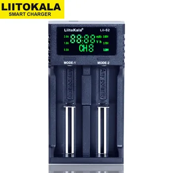 Liitokala Lii-S2 LCD de 3.7 V 18650 18350 18500 16340 21700 20700B 20700 14500 26650 1.2 V AA AAA NiMH baterie Litiu-Baterie